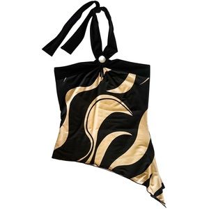 Vintage y2k Forever 21 Asymmetrical Halter Top